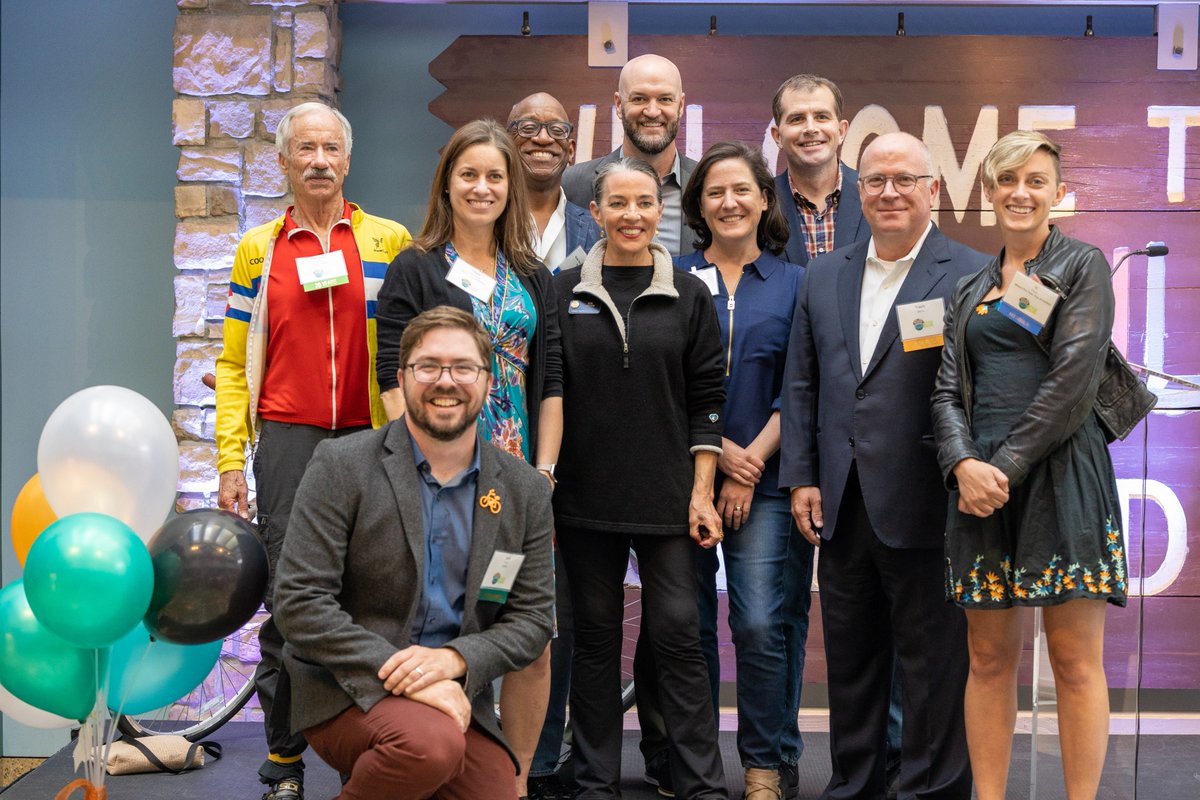 ashleystolzmann's tweet photo. I feel so honored to be recognized with the Policy Champion award from Bicycle Colorado at the Gear Up Event last night.  Let's all keep working on making Colorado the best place on earth to bike! Happy World Bike Day!! https://t.co/uBpoPxKnBF
