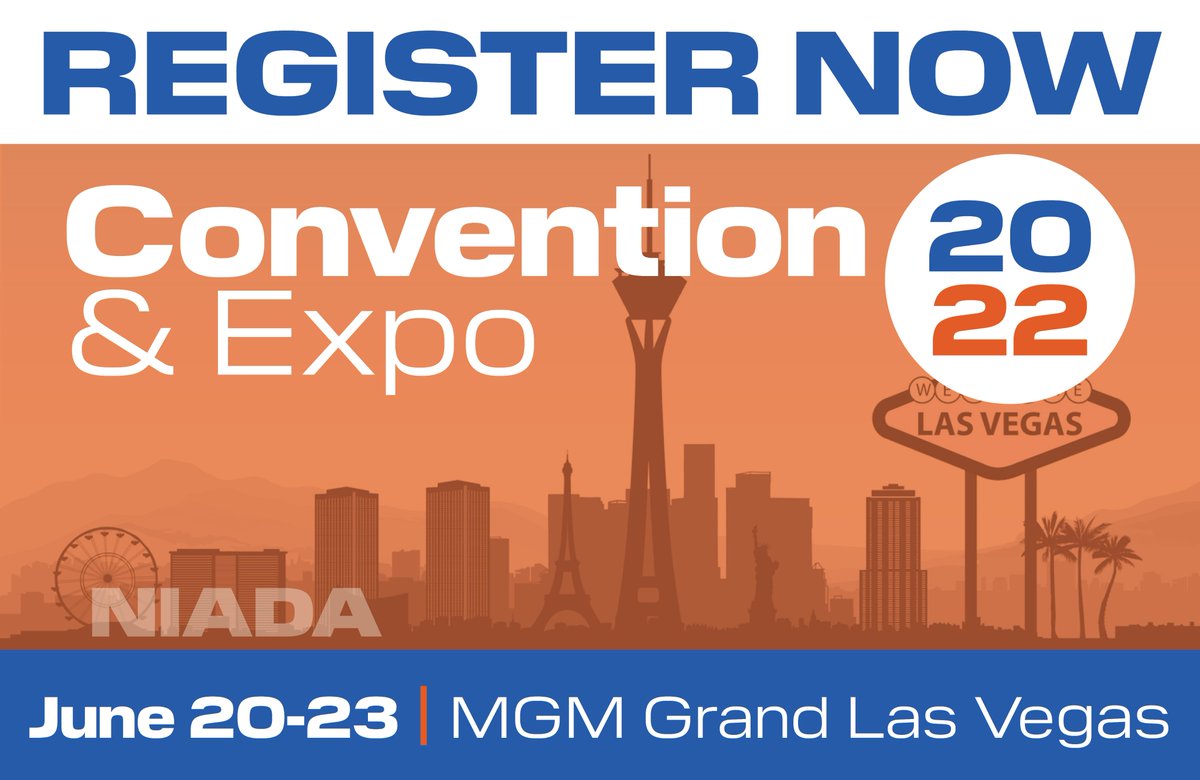 Three Reasons Why You Should Attend The 2022 #NIADA Convention:
·        Leading industry information 

·        Proven best practices &amp; education 

·        Network with auto industry professionals  
Can you afford to miss out?  Register today! niadaconvention.com
#niada2022