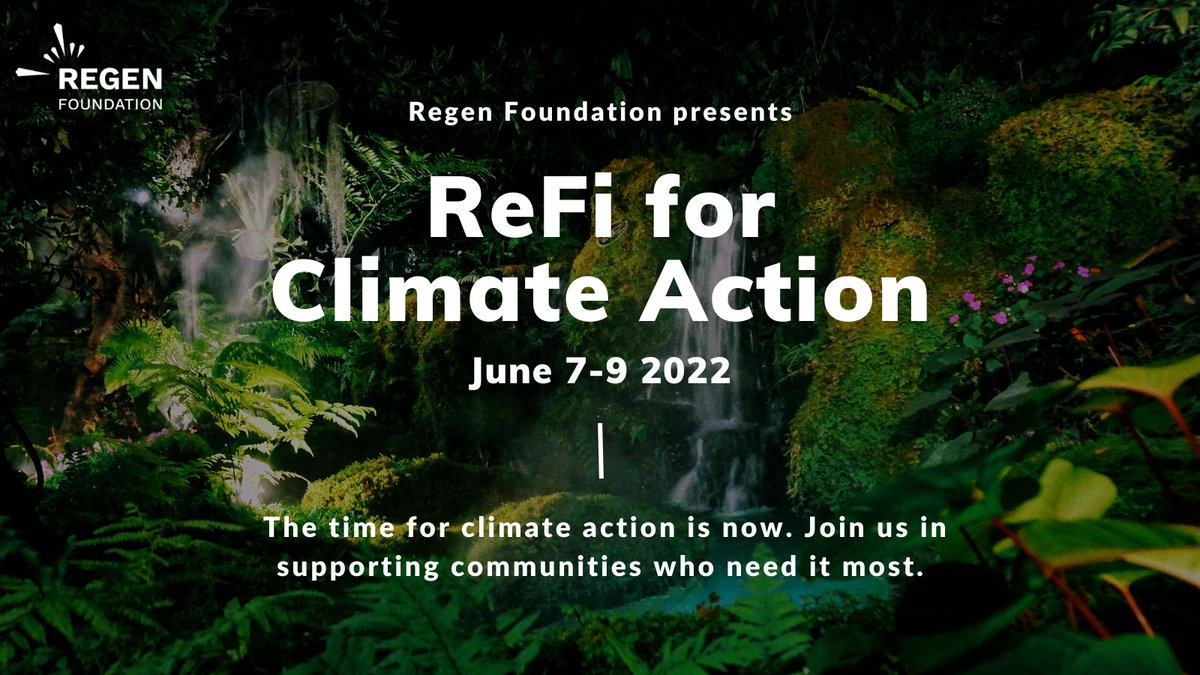 RegenFdn's tweet photo. What shortcomings does #ReFi have as a decolonial and ecofeminist project? What decentralized decision-making practices can we learn from? Join @SEWAFed and @RegenFdn for a #ReFiForClimateAction Twitter Space 'Ecofeminism for Climate Adaptation' happening Weds June 8, 2 PM CET https://t.co/nsXoJqNIoe