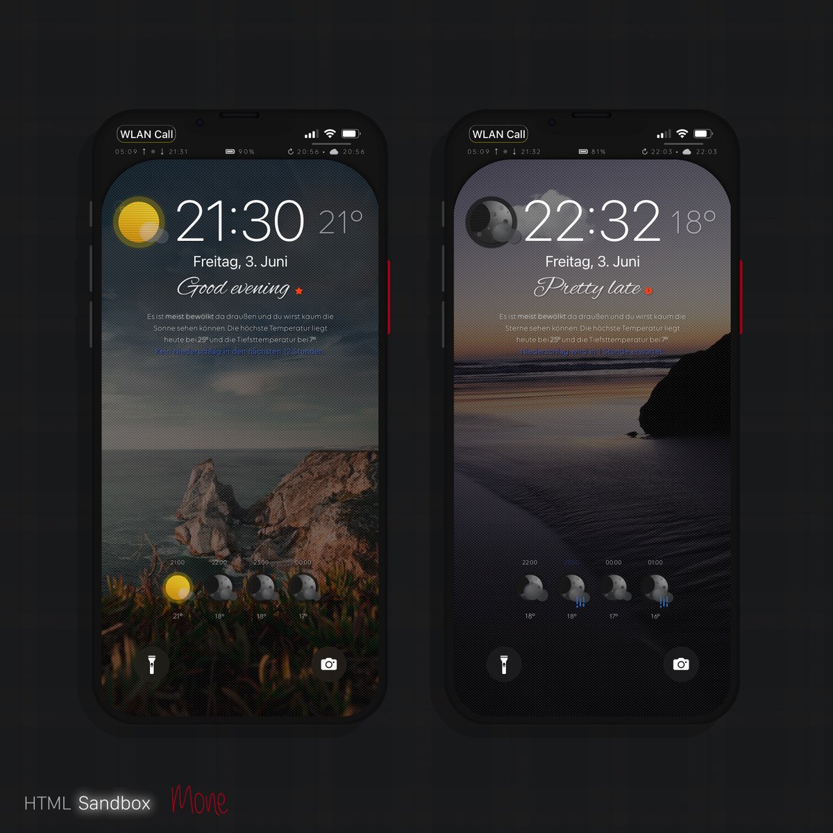 kleinmone's tweet image. And another one today .. 

I simply love those weather walls 🥰

HTML Sandbox @thewaytozion 
@Attairdu57slm #iNNOVATION #iOS156