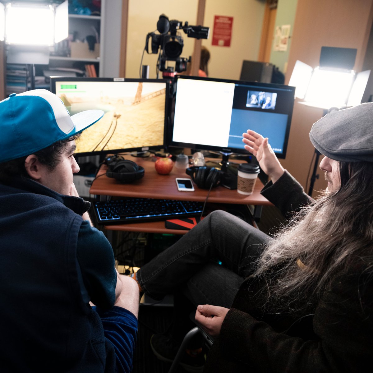 DigiPen (@digipennews) on Twitter photo ¡Videojuegos nuevos! On today's episode of The #DigiPen Show, Chris Onorati joins Doug for a special react stream of the <a href="/DigiPenBilbao/">DigiPen Europe-Bilbao</a> Game Showcase, featuring awesome new game project trailers from students at our Spain campus. Catch the action at 3 p.m. twitch.tv/digipentv ¡Videojuegos nuevos! On today's episode of The #DigiPen Show, Chris Onorati joins Doug for a special react stream of the <a href="/DigiPenBilbao/">DigiPen Europe-Bilbao</a> Game Showcase, featuring awesome new game project trailers from students at our Spain campus. Catch the action at 3 p.m. twitch.tv/digipentv