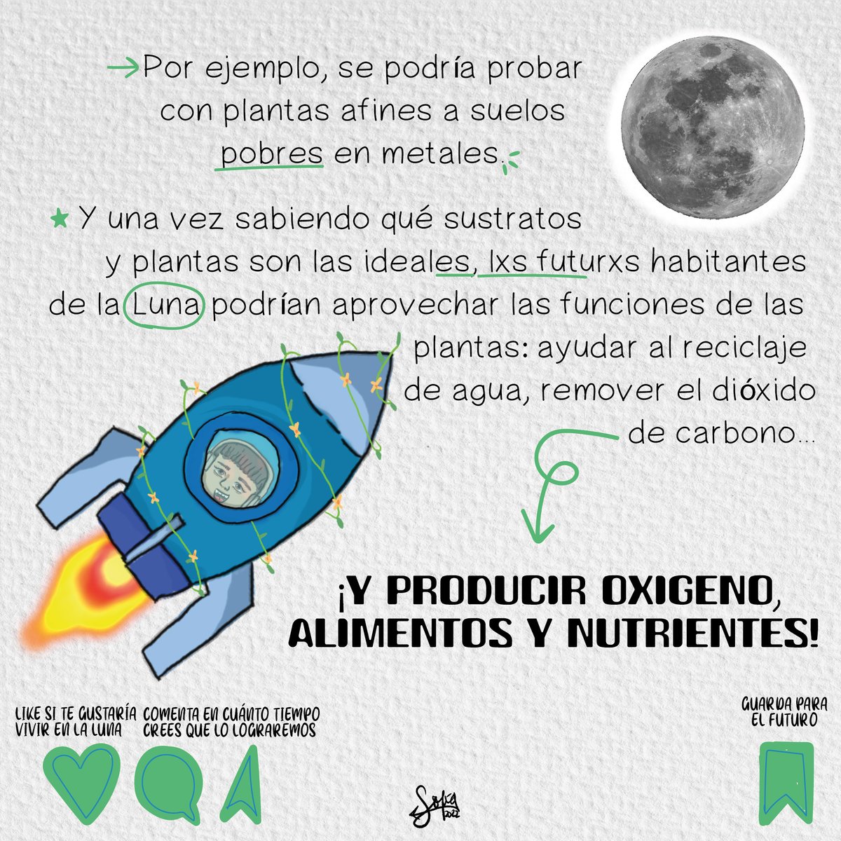 Planeteand0's tweet photo. ¿Cómo será vivir en la luna... LITERALMENTE? 🌔

Lxs investigadorxs ya están utilizando regolitos lunares como sustrato para plantas ¿quieres saber qué resultó? pues te invitamos a leer la columna "El suelo lunar permite cultivar plantas".

AQUÍ 👇🏽
https://t.co/UDNZ5gOGxw https://t.co/Y6AjbgmlRk