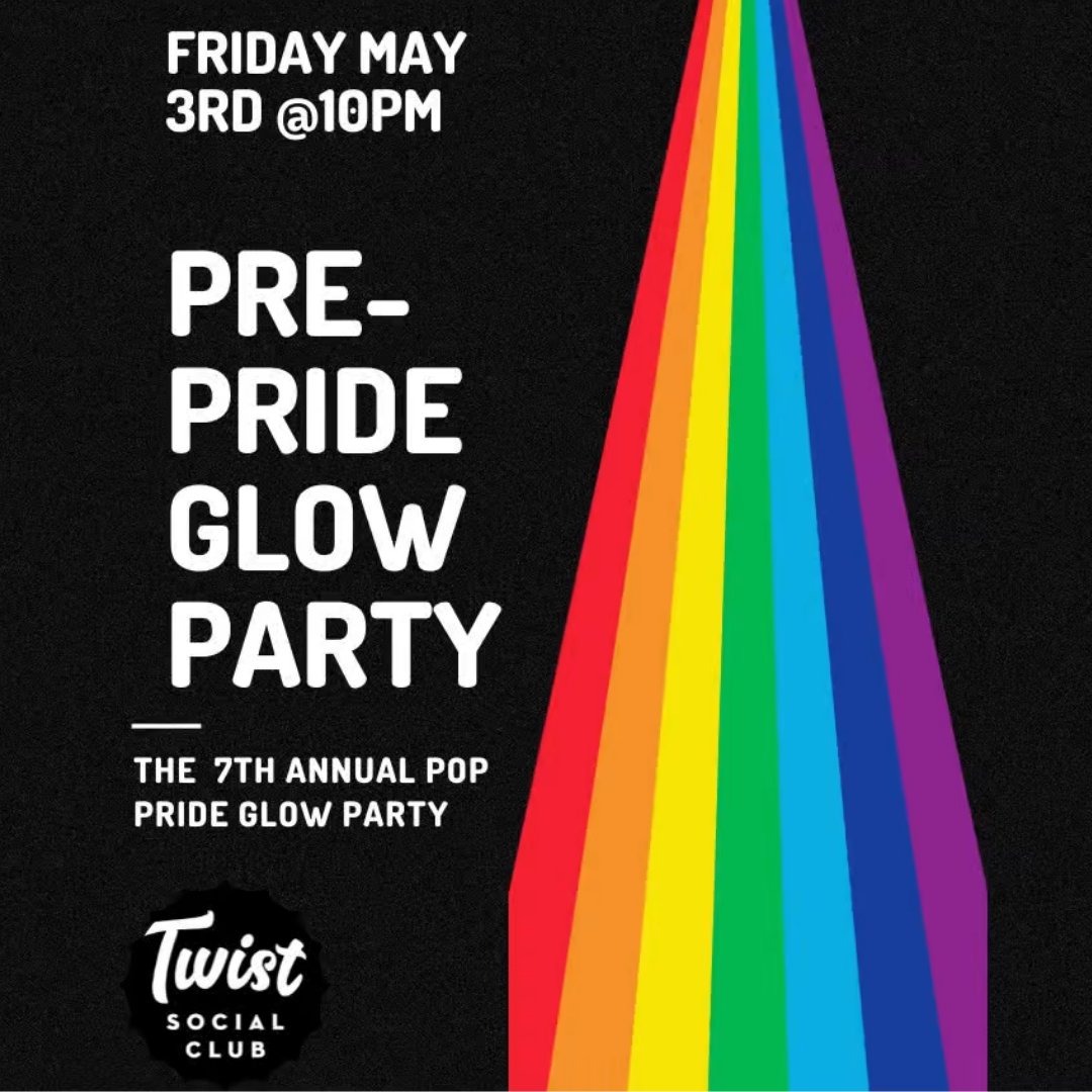 Tonight at 10PM is our 7th annual Pre-PRIDE Glow Party. Enjoy free glow sticks &amp; paint and check out our PRIDE inspiried cocktails. Come in your best blacklight outfits and be ready to dance!
#LGBTQ #PrideMonth #Pride
#cleveland