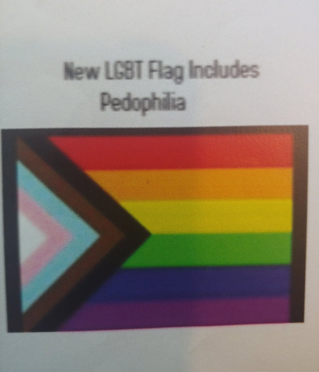 AleciaVaught17's tweet photo. Happy Pride month! Pedophiles everywhere are thanking you for the free ride into the schools they hitched under the guise of "equality" as they hijacked ur movement. Y'all didn't really think the new pink, blue &amp; white colors meant "trans" now did you? T is already in LGBT. #MAP https://t.co/dsZTqyjb0P
