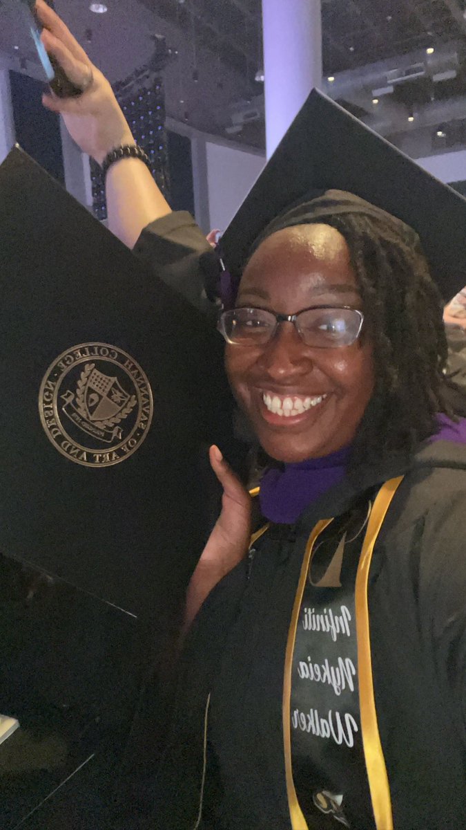 infinitiNykeia_'s tweet photo. Officially a SCAD ALUM #scadgrad #Classof2022 #interiordesign #finearts #buildingarts https://t.co/Szov6vWB2M