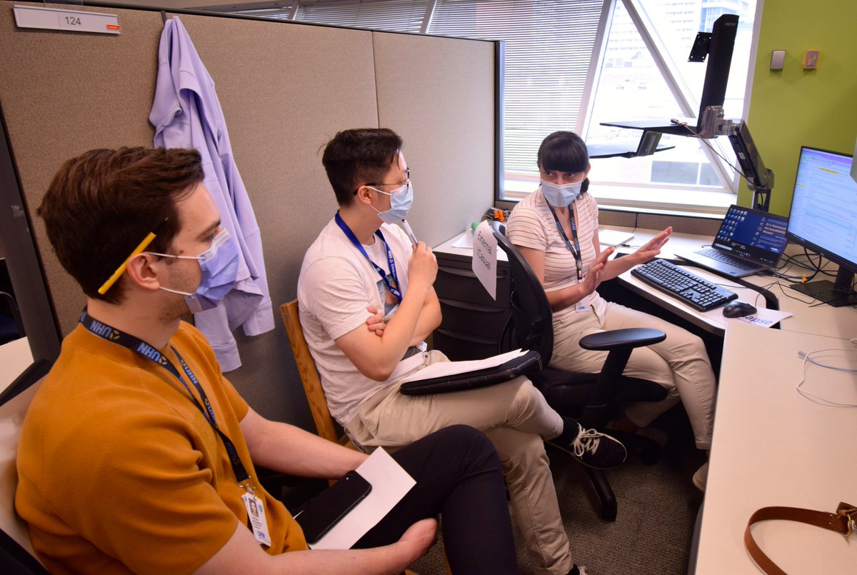 UHN's tweet image. #TeamUHN is just hours away from one of the largest single moments in UHN’s history! Early Saturday, UHN expects to go live with #EpicHIS, supercharging our #UHNClinicalTransformation.