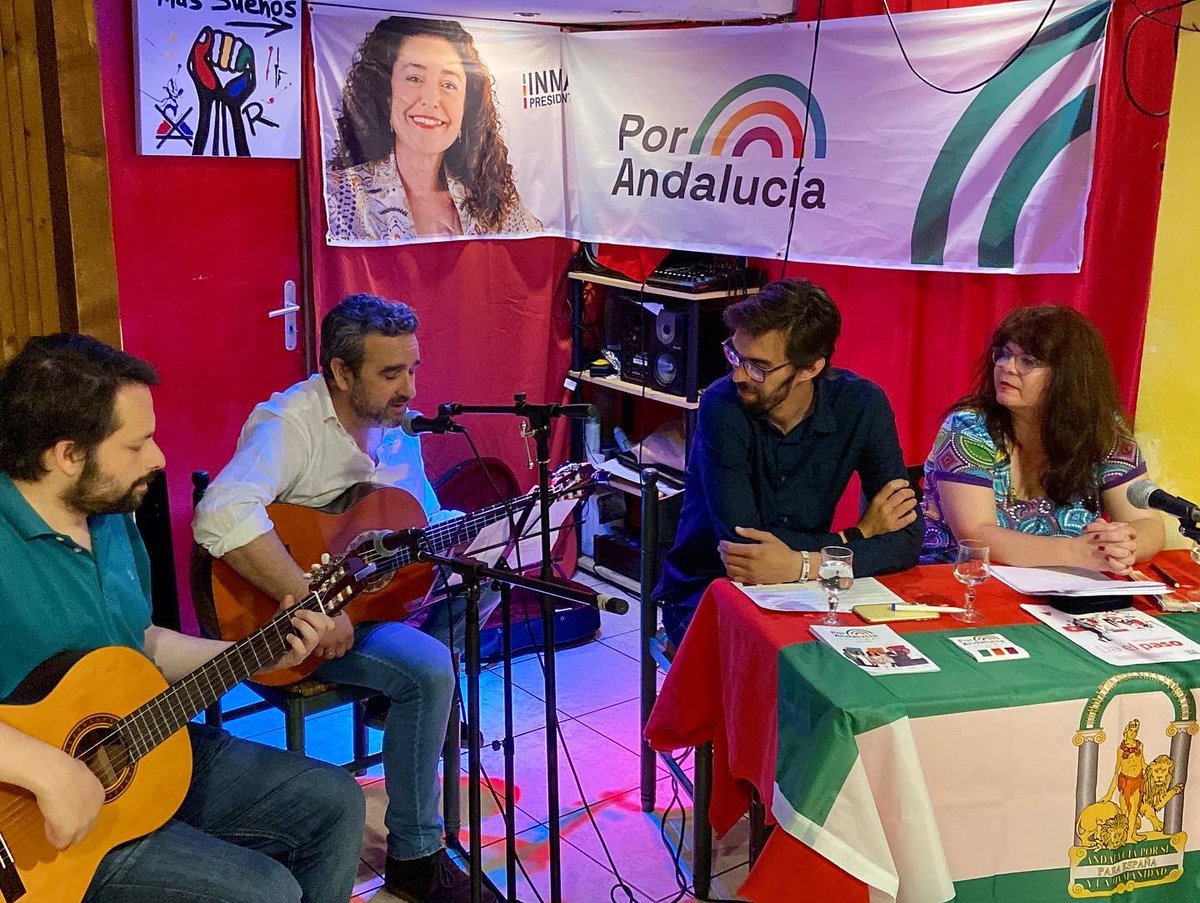 buenopin's tweet photo. 👏 Gracias a las compañeras y compañeros de @IUExterior e @IUToulouse por darme la oportunidad de empezar la campaña electoral junto a la comunidad andaluza.

🗳 El #19J nuestro voto también servirá para hacer de Andalucia una tierra la que podáis volver.

#PorAndalucia🌈 https://t.co/W4vGkpoS8I