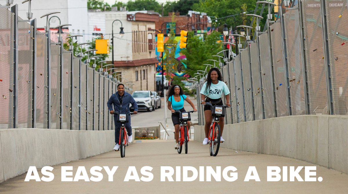 MoGoDetroit's tweet photo. Celebrate World Bicycle Day and take a MoGo for a ride - it's as easy as riding a bike ๐๐ฒ
#WorldBicycleDay #MoGo #Detroit #MetroDetroit #RideMoGo https://t.co/bP1VBzZdCi