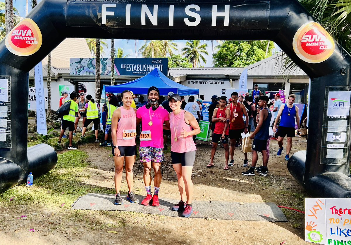 What a way to start the weekend with a 10km run with <a href="/SuvaMarathon/">Suva Marathon Club</a>  also pledging towards wow 14 days 100km challenge . #wow #suvamarathon