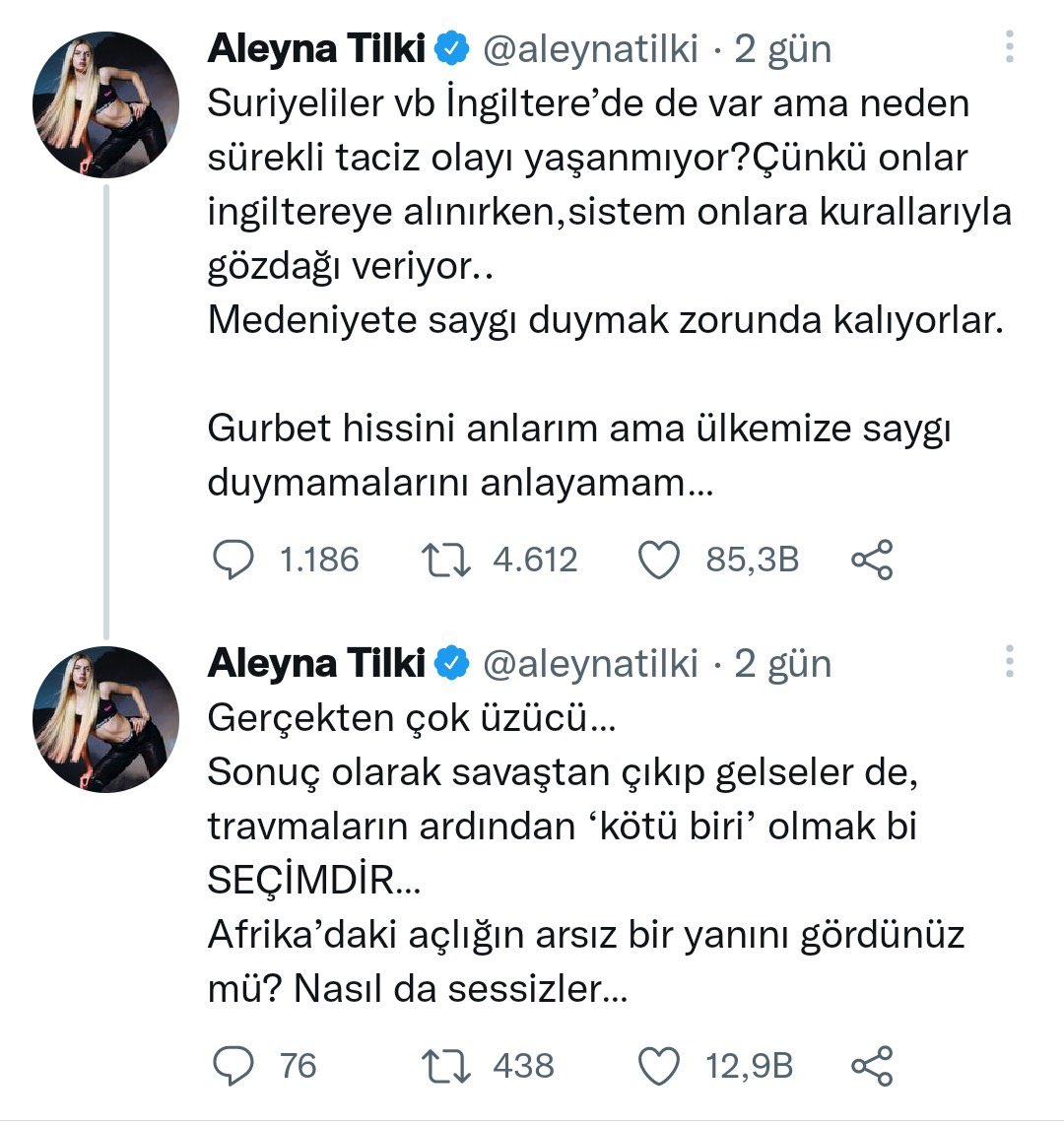 Aleyna Tilki’nin şu iki tweeti > Kemal Kılıçdaroğlu’nun 15 yıllık siyasi mücadelesi.