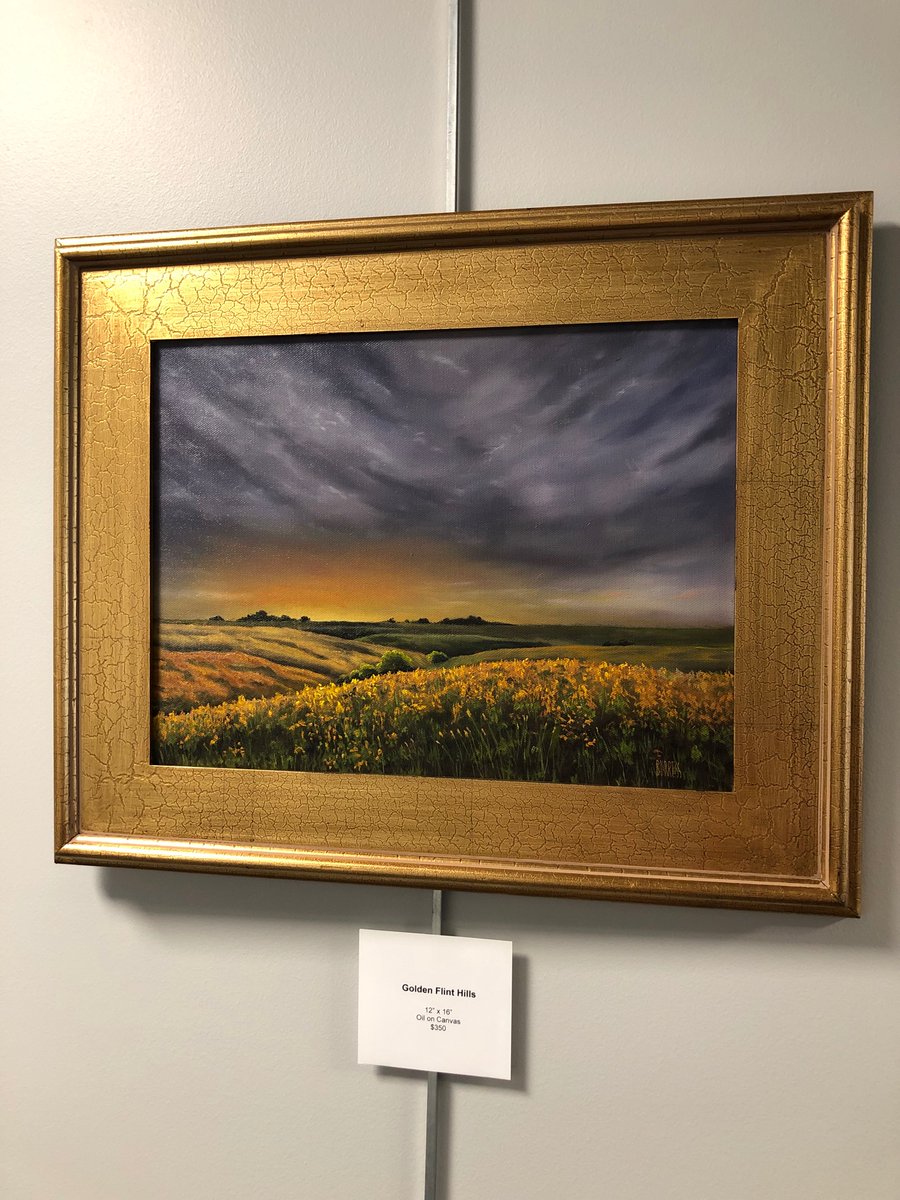 KUSM_Wichita's tweet photo. Hereβs a sneak peek at the new exhibits in our William J. Reals Gallery of Art. Stop by from 5-7 p.m. to meet the local artists and see for yourself. https://t.co/Xs4vBGV1z4 #firstfridayict #ictart https://t.co/NkRYd7N3nU