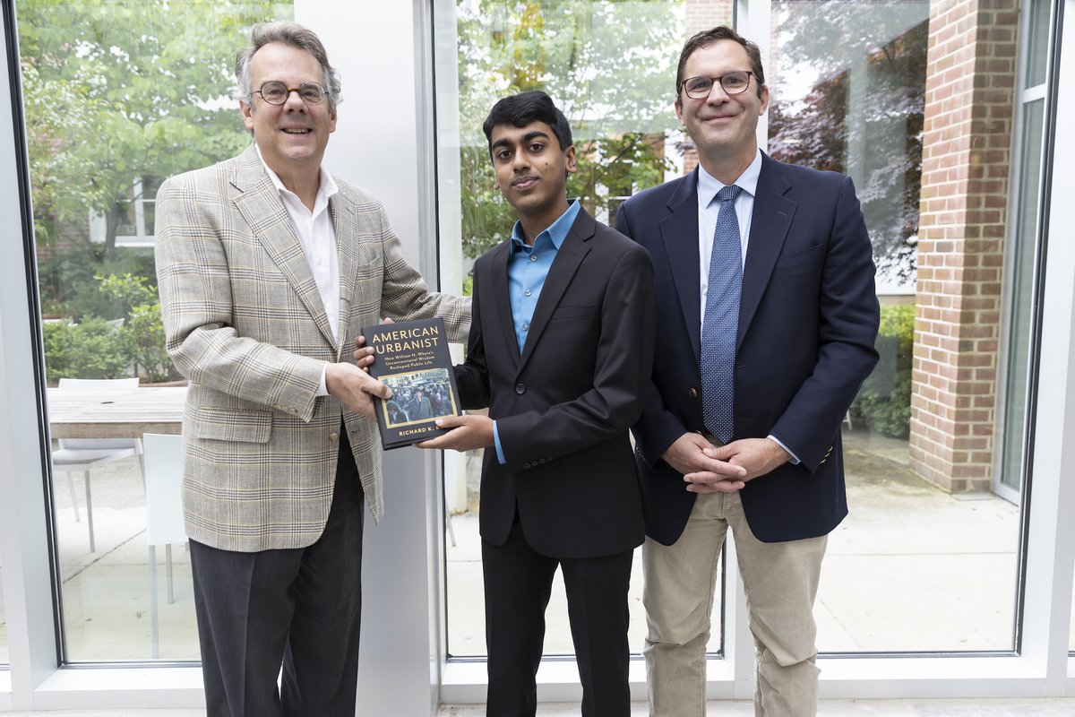 Jai Kasera '23 is this year's winner of the Princeton Area Alumni Association's Service Award!

This award recognizes outstanding service contributions to Princeton by any member of the Princeton family, with special emphasis on those who serve significantly, but inconspicuously.