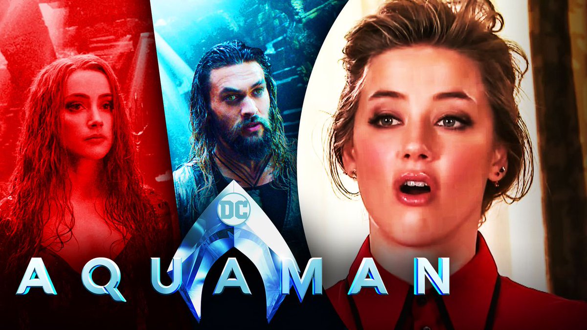 DCU_Direct's tweet photo. RUMOR: Warner Bros. has reportedly decided to remove all of Amber Heard's scenes from #Aquaman2... Full details: https://t.co/aRTzi8X72S https://t.co/cvFzfWoSOh