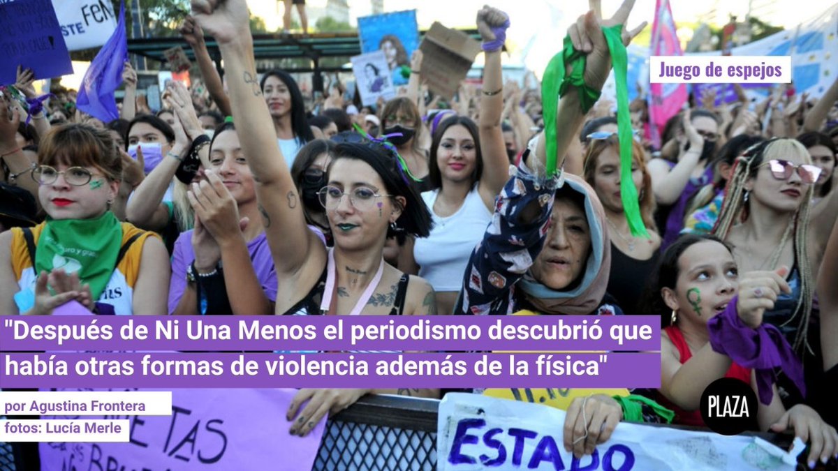 RevistaplazaD's tweet photo. 📢 «Después de #NiUnaMenos el periodismo descubrió que había otras formas de violencia además de la física»

🔎 ¿Qué rebotes tuvo el estallido feminista en los medios? Conversamos con @SandraChaher de @ComunicaIgual

✍️ Agustina Frontera
📷 @LuciaMerle

👉 https://t.co/i1EaZEEV9C https://t.co/AfpEeCcDpy