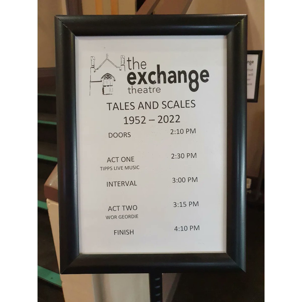 TippsMusic's tweet photo. Buzzing to be involved in The Exchange's Tales and Scales this weekend! Tonight's show kicks off with a 30 minute set, followed by a really smashing piece of theatre, 'Wor Geordie' written by Steve Byron and directed by the incredible Paula Penman. 

See you at 7:30pm! https://t.co/J2TsDxQLZd