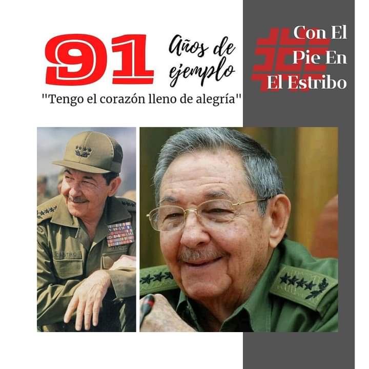CespedesSadis's tweet photo. Desde El CDI Villa La Manga, del estado Bolivar.Llegue nuestras felicitaciones a nuestro General de Ejército Raúl Castro Ruiz.
@Cubacooperabol2 
@cubacooperaven 
@CubaVa_Bolivar2 
@LiliaRosaGonzl1 
@DeikyNoya 
@CandidoReyesMa4 https://t.co/1SA9HaLdJL
