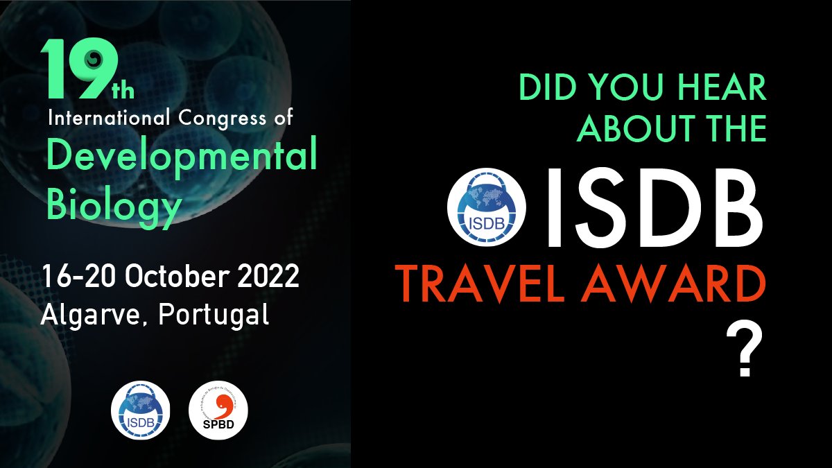 📢📢📢
Are you a 𝗚𝗥𝗔𝗗𝗨𝗔𝗧𝗘 𝗦𝗧𝗨𝗗𝗘𝗡𝗧 or 𝗣𝗢𝗦𝗧𝗗𝗢𝗖? Would you 💙 joining the #ISDB2021 but you are not sure if you have enough 💵💶💷 support? Then apply for a 𝗜𝗦𝗗𝗕 𝗧𝗿𝗮𝘃𝗲𝗹 𝗔𝘄𝗮𝗿𝗱!

Find out more 👉 ISDB2021.com//information/i…

⚠️📅Deadline: 15 July 2022