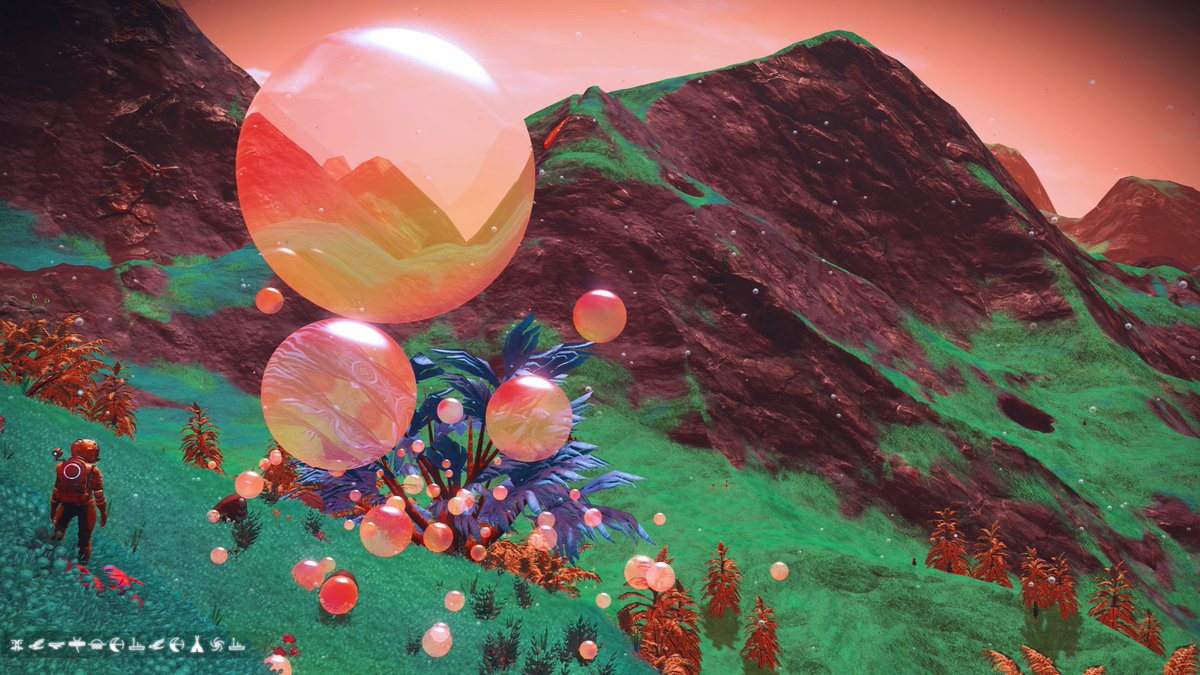 Richard52268932's tweet photo. No Mans Sky-my paradise planet-Colourful Place.#NoMansSky #HelloGames #euclid #multiplayer #Traveller #XboxShare #Xbox #Polska #crashedship #Solar #paradiseplanet https://t.co/4tD7t0NBhE