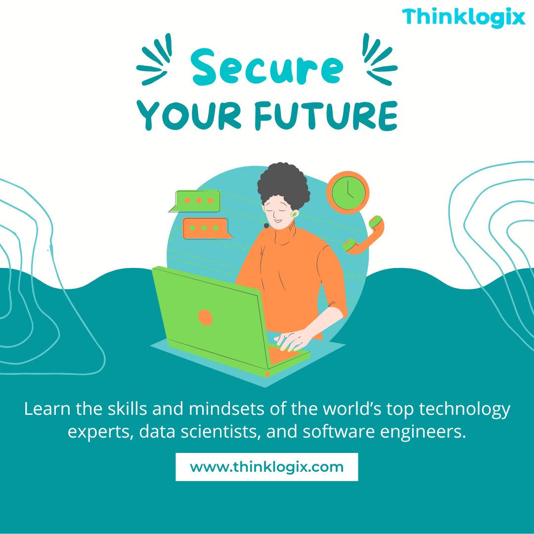 Think_Logix's tweet image. Forecast what’s coming, imagine new possibilities, and seize control of your future. Visit: thinklogix.com for more information. 

#datascience #dataanalytics #dataanalyst #business #businessintelligence #analyst #IT #careers #tech #technology #certification