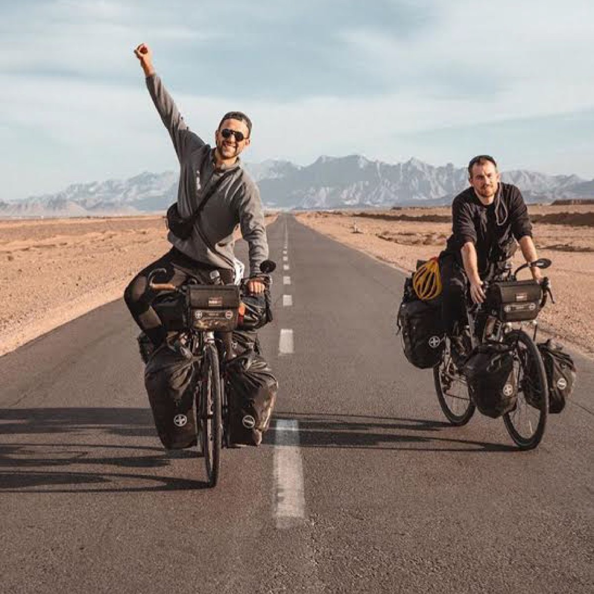 PencilsOfPromis's tweet photo. On #WorldBicycleDay, watch Max and Nono's incredible journey in the documentary #BikingBorders on @netflix. Link in bio 🚲 https://t.co/gpTGls6p1R