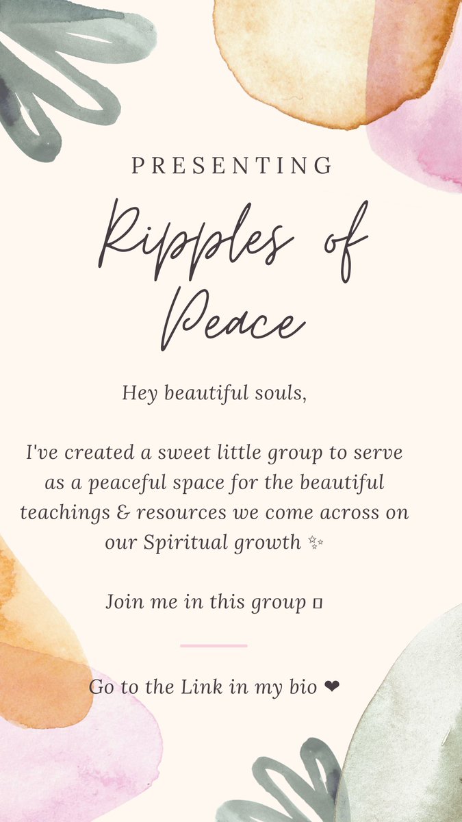 __Vaibhavi's tweet photo. Want to meditate? Meet like-hearted people on a spiritual quest?
Come, join me and others at Ripples of Peace ⬇️

Link in replies ⬇️

#meditation #mindfulness #community #Spiritual #spiritualgrowth #spirituality #meditate #peace  #ripplesofpeace #viavaibhavi #mindfulnesschallenge https://t.co/cARy1f3QqC