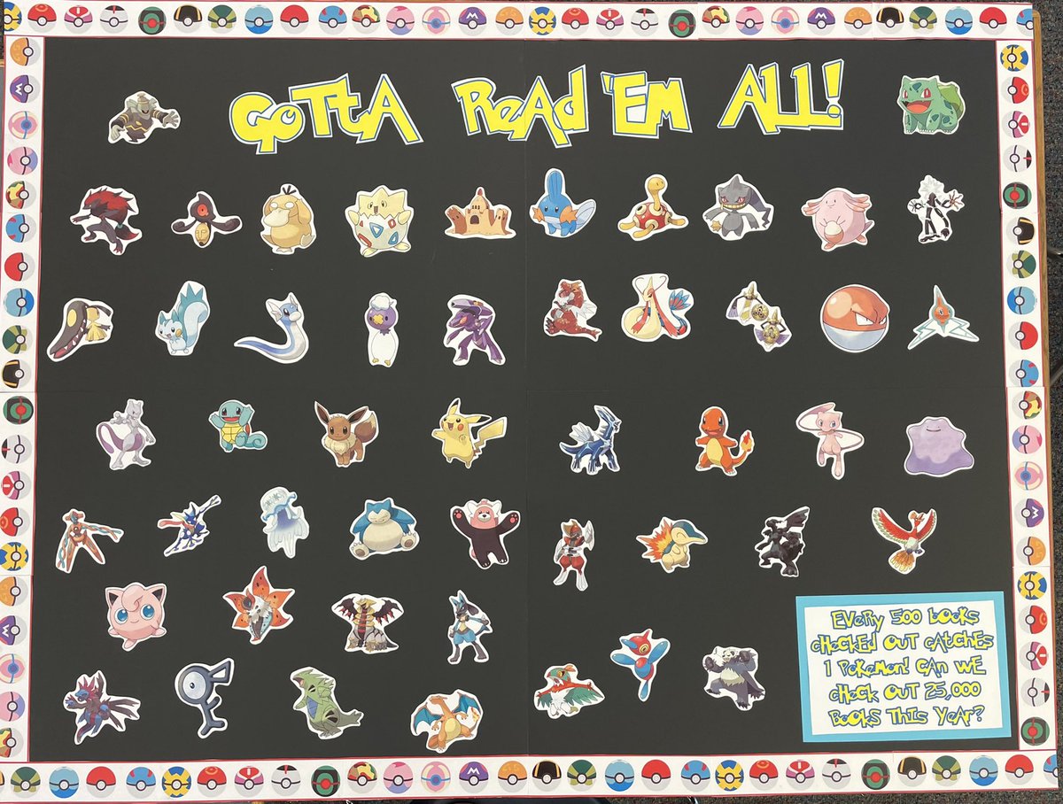 ChanceyLibrary's tweet image. Getting ready for next school year! Our check out goal will be 25,000! 🤩 I can’t wait to see how excited the kids will be with this display! #JCPSlibrarians #gottareademall @ChanceyChat @JCPS_LMS