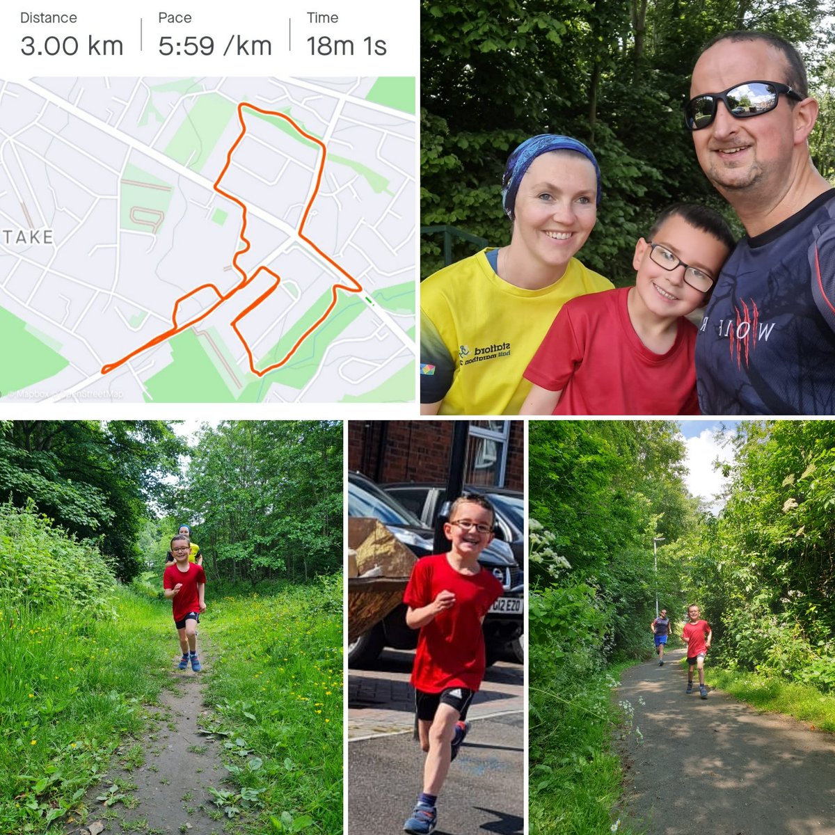 gembo236's tweet photo. HW & Family out for a run together in the lovely weather @IntakeSchool #Y2T ๐โโ๏ธ๐๐โ๏ธ https://t.co/HKmnTkMG0l