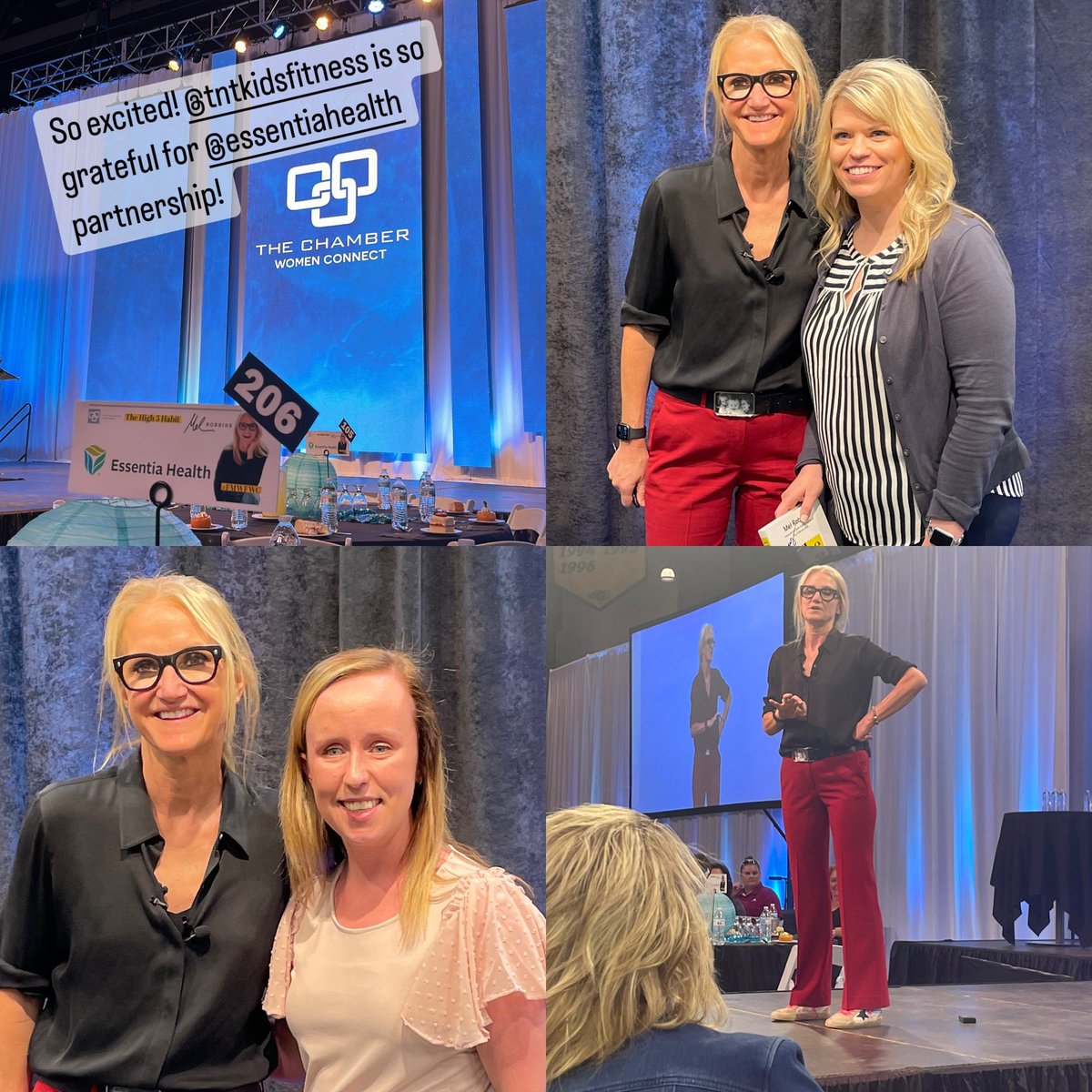 We are so grateful for our partnership with <a href="/EssentiaHealth/">EssentiaHealth</a> and how they work and invite us to events as if we were one of their own! This week we attended the annual Women Connect event and even meet the speaker <a href="/melrobbins/">Mel Robbins</a>!
 #FMWFWC #BreaktheBarriersTNTPartner #fivesecondrule