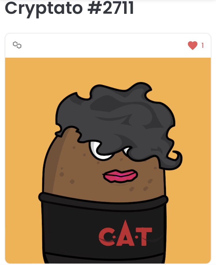 <a href="/DIMATALABS/">DIMATA LABS</a> @CryptatoPlanet Got my two taters a few weeks ago. 🤘🏼🤘🏼