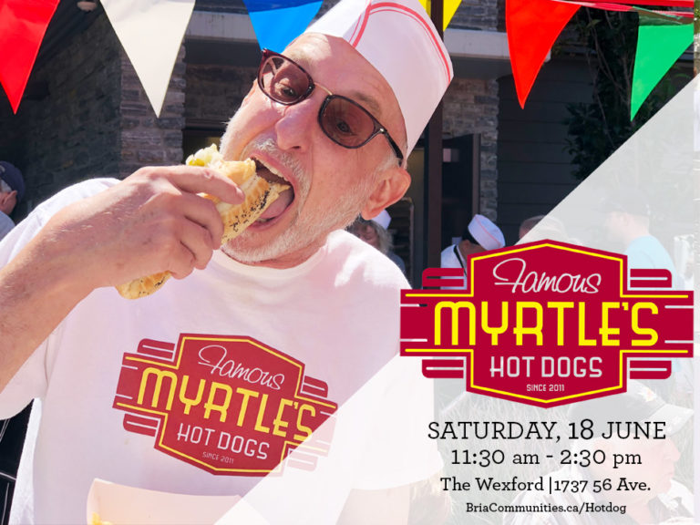 Can gourmet hotdogs lead to a cure for Alzheimer's? The Wexford Seniors' Community will contribute to the effort with their Hot Dog Fundraiser for the Alzheimer's Society of British Columbia. Saturday, June 18. Find out more on the Bria blog: bria.im/hotdog2022