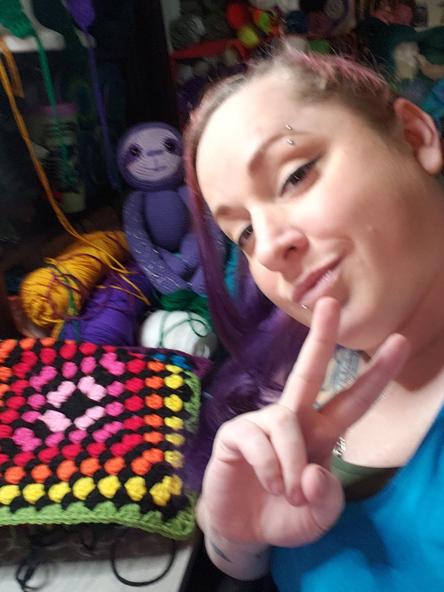 KaTapillars_Art's tweet photo. I'm live on #twitchtv for a bit! Come show me your dance moves! Bring your warriors too! We are dancing to war! Working on a rainbow poncho!
https://t.co/DG3X0AdpYc
#katapillarcreations #nationfam #StreamRaiders #twitchmaker #pridemonth #twitchstreamer #rainbow #crochet ππ https://t.co/6xzNVG2ati