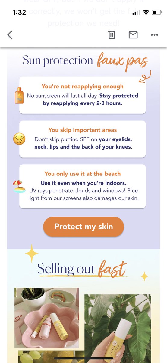 lexieflick's tweet photo. The people behind @getyours really understand how to make the design of an email support the message rather than just be pretty. Their hierarchy and readability is always perfect. Goals. https://t.co/Ks9GFgJ2ME