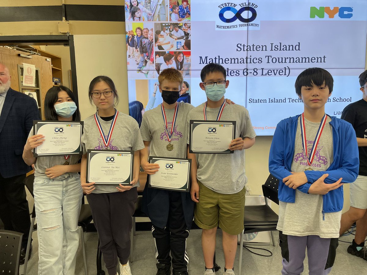 Our <a href="/egbertwildcats/">Egbert I.S. 2</a> did an amazing job at the @SIBOD31 Math Tournament! Way to go #mathletes <a href="/JillPassantino/">Jill Passantino</a>