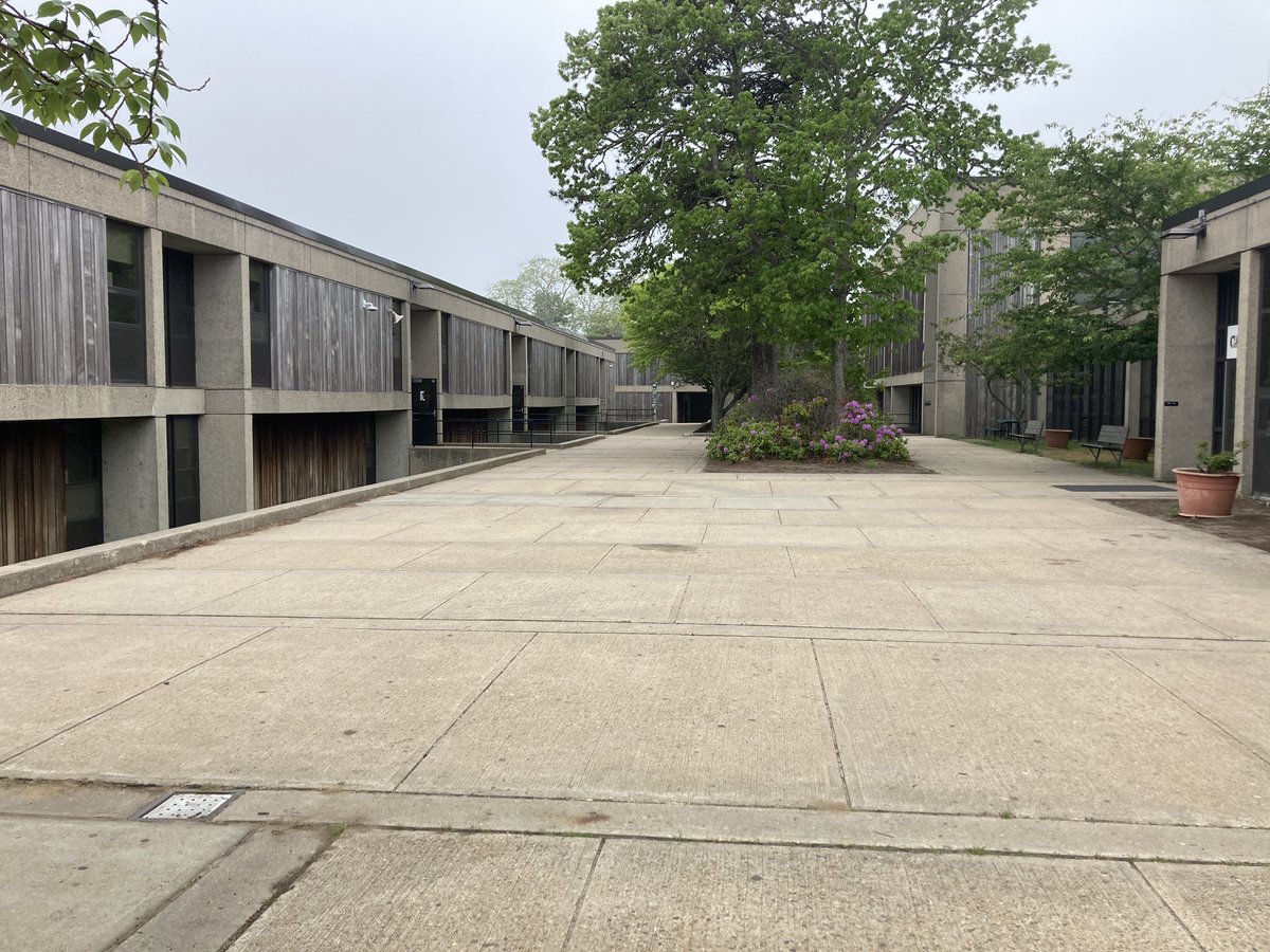 NausetAcadHS's tweet photo. Missing the seniors already on a foggy Friday afternoon at the high school. https://t.co/8y1sJlD3in