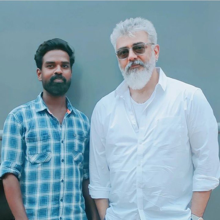 ak_ibru's tweet photo. One more Ajith sir at #AK61 shooting spot. 

| #Ak #Ajith #AjithKumar | #Ak61 | https://t.co/KEs9LLLpNs