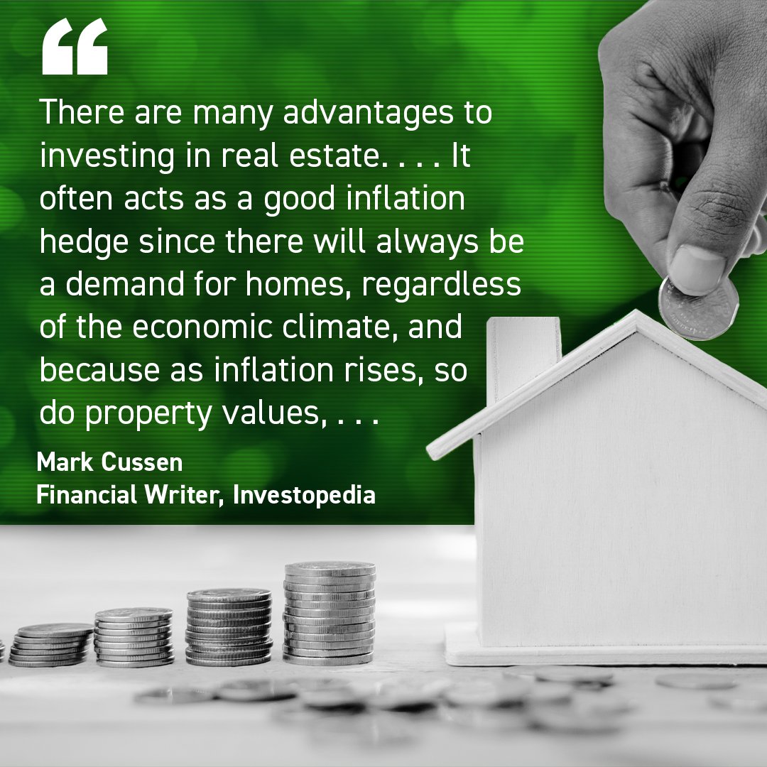 EricCThomas1's tweet image. If you’re planning to buy a home, know that real estate has long been considered a good hedge against inflation. That’s because home values typically rise with time, making your asset more valuable. DM me today so we can discuss all the ways...
#inflation #homebuying

#ETSells
