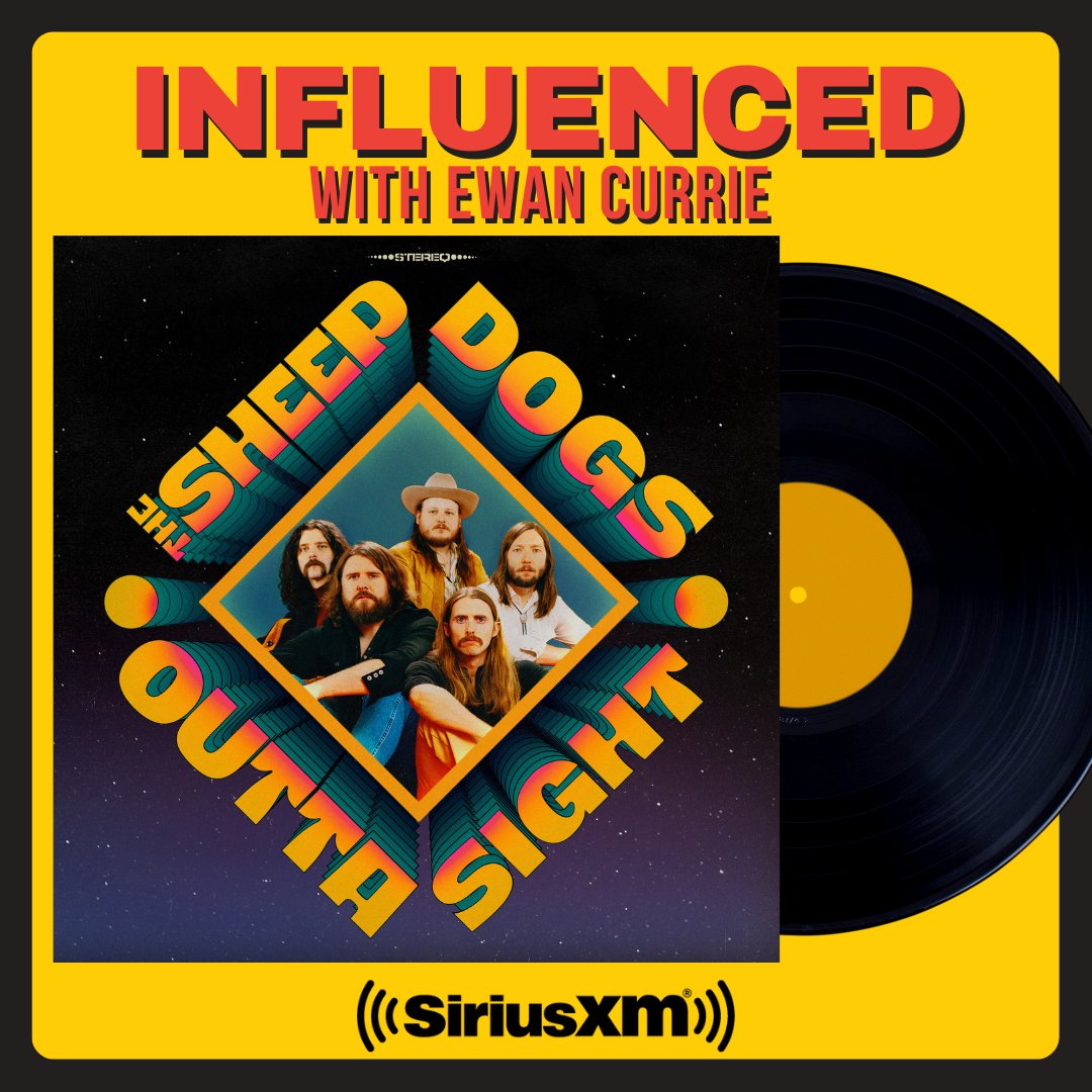 This weekend listen to Ewan Currie of @TheSheepdogs on the first episode of #Influenced. He's digging through the Iceberg library playing classic rock songs that have influenced him. Plus hear songs from their new album #OuttaSight Listen here: player.siriusxm.ca/query/influenc…
