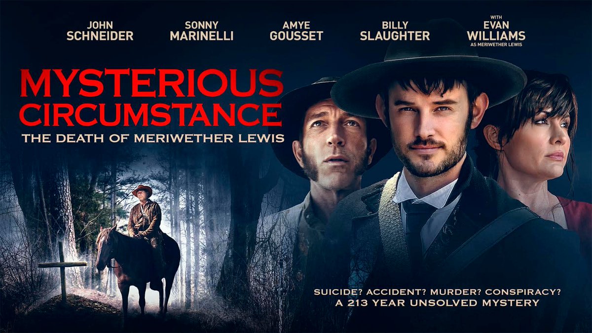 JulienFilmFest's tweet photo. π₯ #JDIFFAlumni Update π₯
"Mysterious Circumstance: The Death Of Meriwether Lewis" was acquired by @VisionFilmsInc and is planning a theatrical release in the U.S. in the fall. Its World Premiere was at #JDIFF2022, where it won Best Feature! @evan_m_williams @sixshooterstud1 https://t.co/YL3kehLvlr