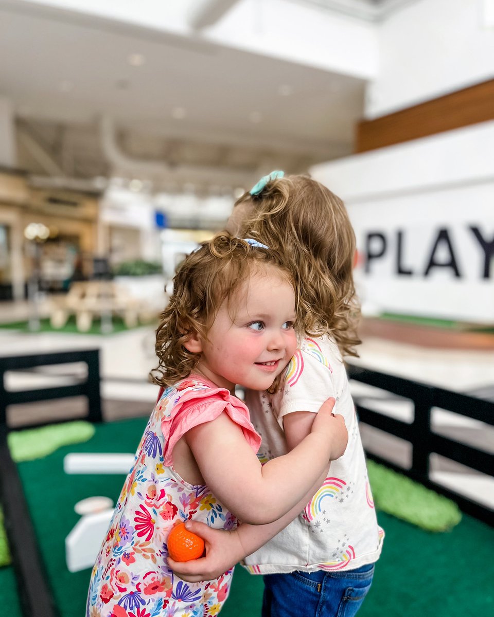 Rain or shine, PLAY. is open in Centre Court during all Centre hours! ⛳️

Bring a friend for mini putt or corn hole, or grab snacks from Fairway Market &amp; post up at one of our indoor picnic tables for card games 🃏

PLAY. is open all month long only at #NNTC
