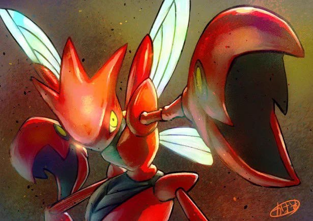 #虫ポケモンの日
#虫ポケの日
過去絵にて!
甲殻感がたまらん! 