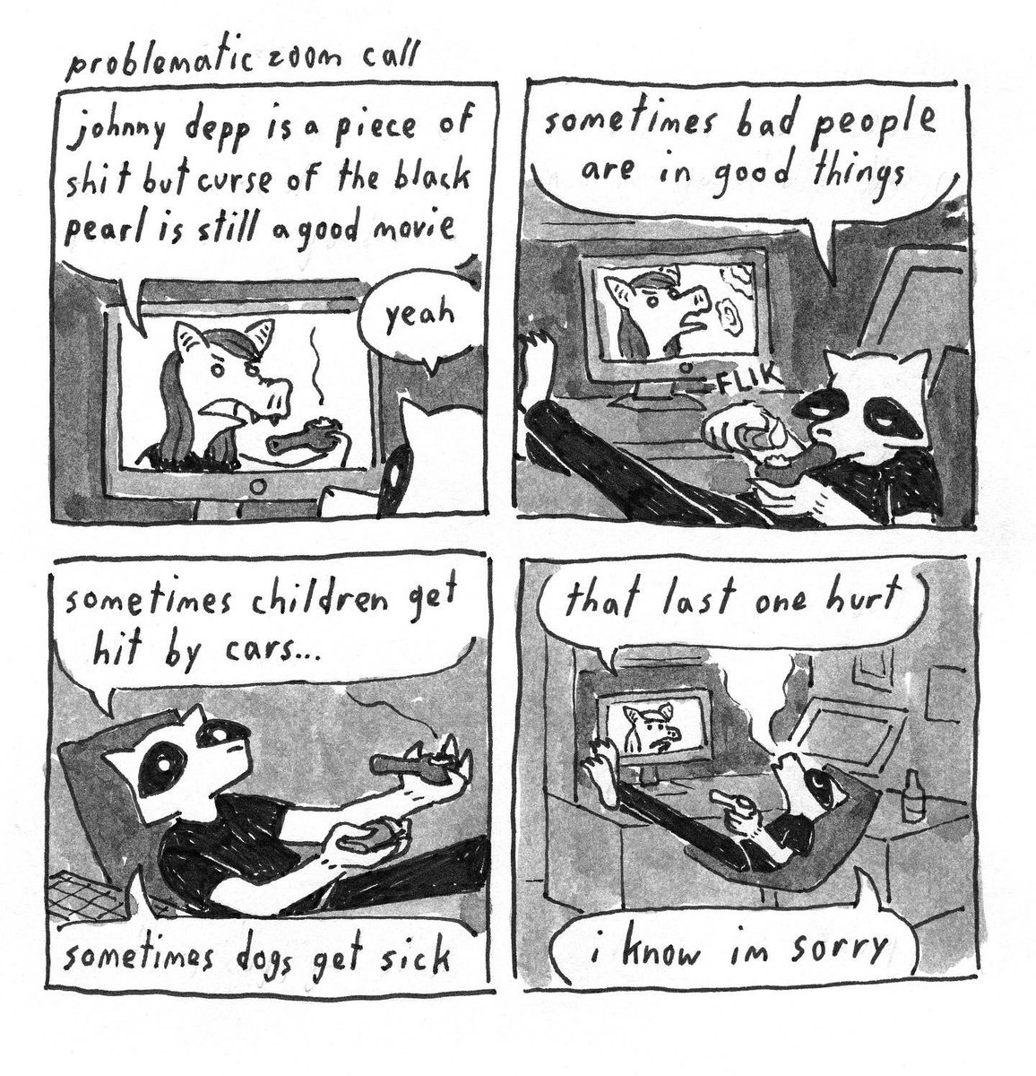 old one from like two years ago when we were all just hanging on zoom #comic #comics 