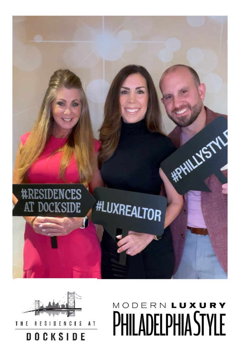 DocksideCondo's tweet photo. Our team had a blast hosting the @phillystylezine event at Dockside last night! It was so fun to share the newly redesigned space, enjoy great food & drinks, and meet Philly real estate industry leaders! #docksidecondos #phillystylemag @GacekDesignGrp https://t.co/xa9RwdemkH