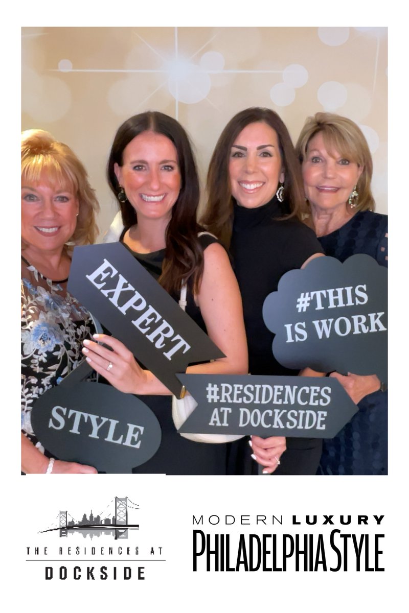 DocksideCondo's tweet photo. Our team had a blast hosting the @phillystylezine event at Dockside last night! It was so fun to share the newly redesigned space, enjoy great food & drinks, and meet Philly real estate industry leaders! #docksidecondos #phillystylemag @GacekDesignGrp https://t.co/xa9RwdemkH