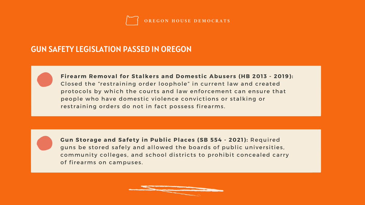 Right now guns are the number one killer of children in the US—more than car accidents or cancer. We're committed to taking bold action and passing common sense gun laws that save lives. Here’s what we’ve done so far—and we won't stop here. #orleg #NationalGunViolenceAwarenessDay