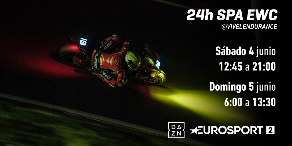 Vuelve la clásica belga en uno de los circuitos más bellos y espectaculares del mundo... ¡no te lo pierdas!

24 Horas SPA 🇧🇪 #24hSpaMotos 
Round 2 #FIMEWC 2022
Start: 13.00h

Más info 👇
vivelendurance.wordpress.com/2022/05/31/24-…