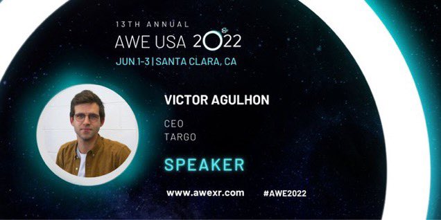 victoragulhon's tweet photo. Speaking today at @ARealityEvent at a panel on leveraging storytelling for impact. 2:35pm at Grand Ballroom G. The word has it it’ll be the best panel of the show. https://t.co/uNspMcjfbG