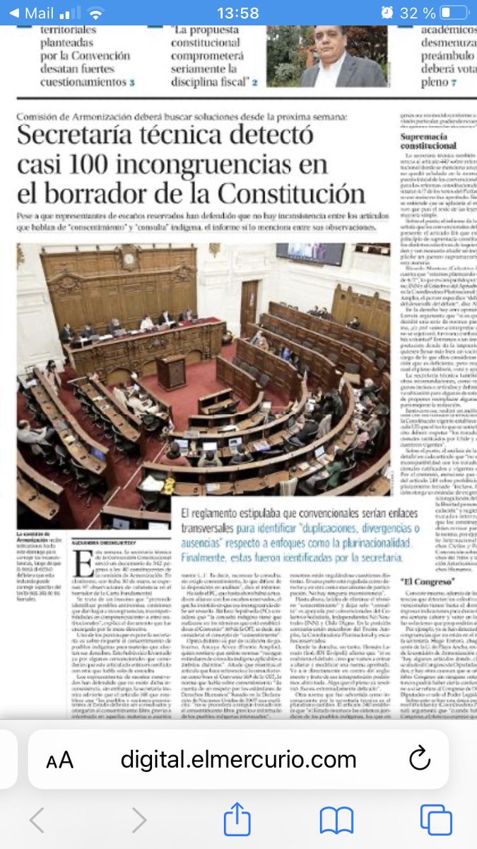 tere_marinovic's tweet image. Un trabajo tan mal hecho (como el que reconoce la propia Secretaría Técnica de la CC), no tiene remedio a través de una simple “armonización”