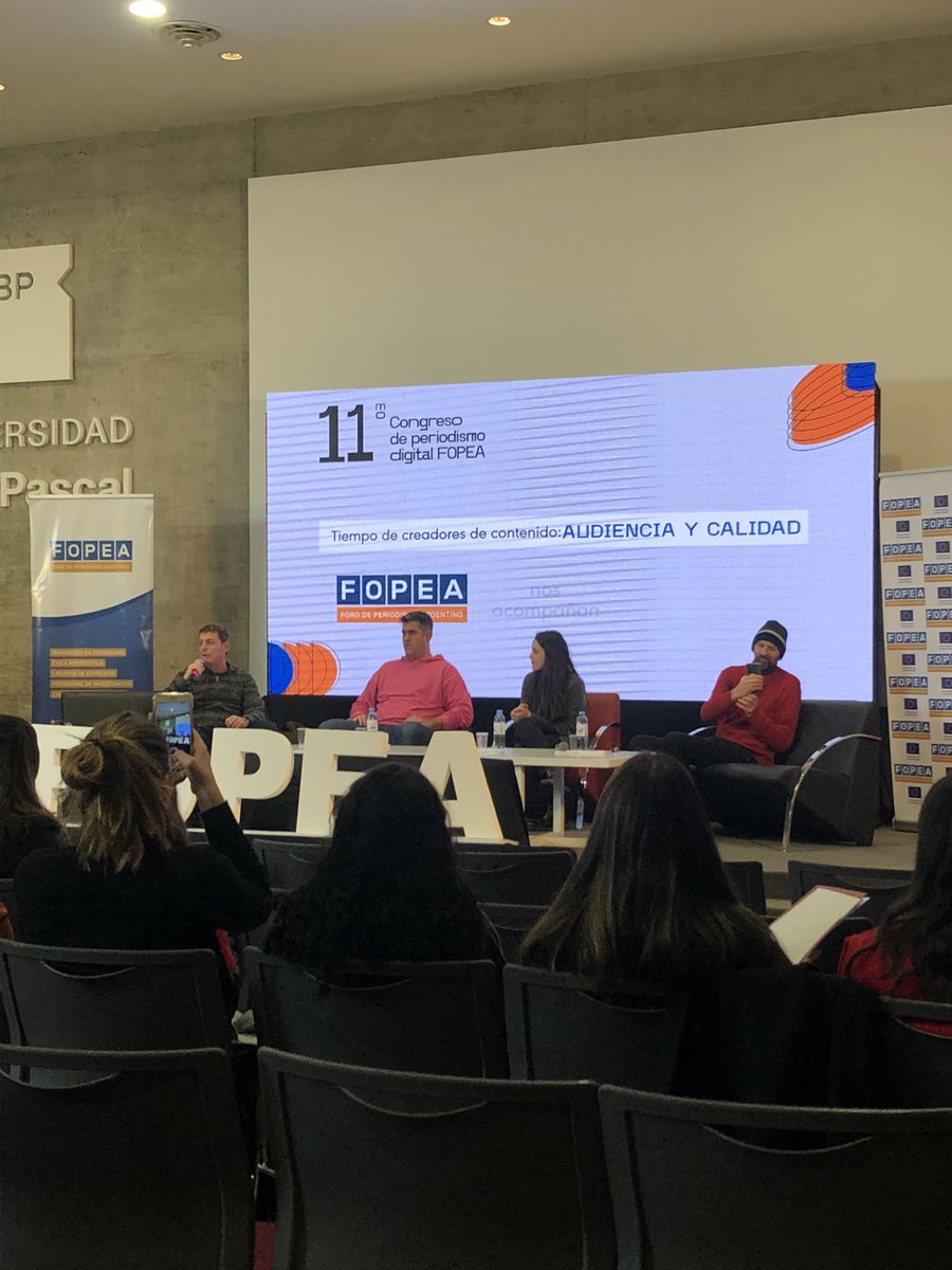 #CongresoFOPEA Panel sobre periodismo móvil 📱