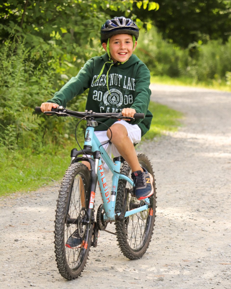 It's World Bicycle Day - and we can't wait until we get to watch our campers pick up a mountain bike and explore the trails around Chestnut Lake Camp once again!