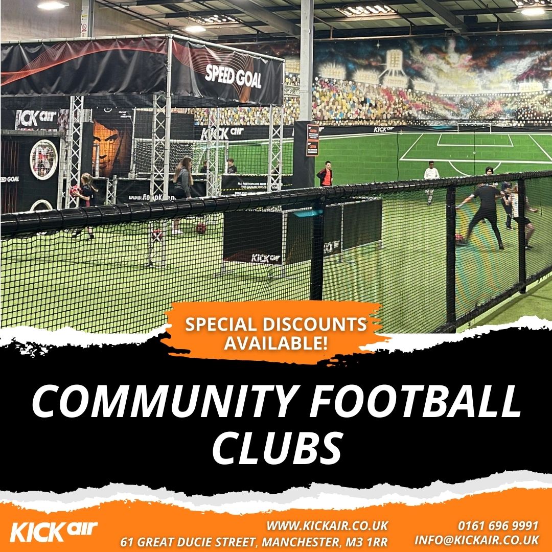 We offer special discounts to community football clubs and other sports teams! Get in touch today to find out more about available dates and prices! 

Book your tickets online today: kickair.co.uk

 #kickair #kickairuk #robokeeper #football #goal #footballclub